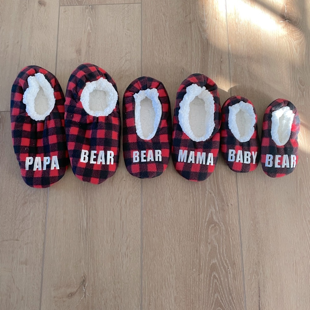 Buffalo Plaid Slipper Set